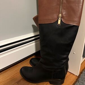 Tommy Hilfiger Black Multi leather boot